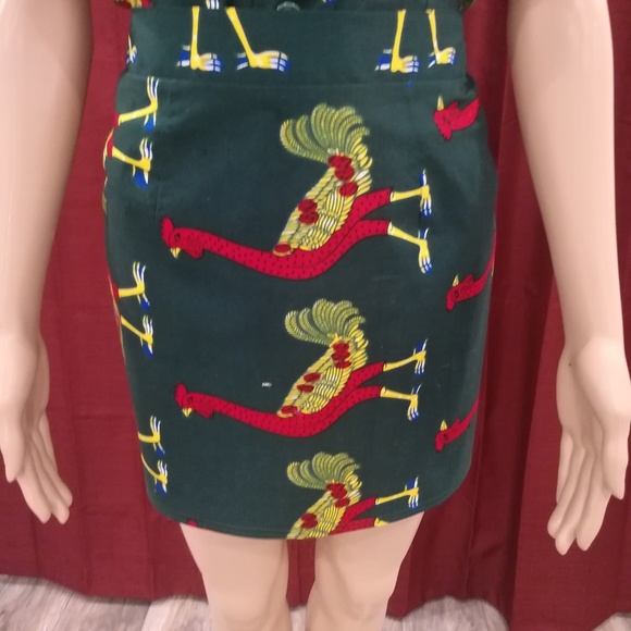 SWEET SHEEBA green mini skirt size 4 - Picture 6 of 6